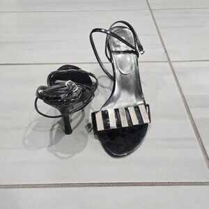 8.5 High heel Blk&Slvr by Dia